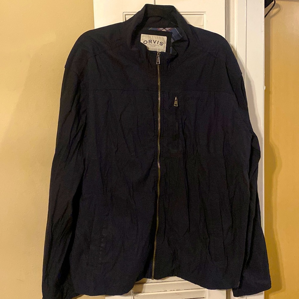 Mens Orvis windbreaker XXL black